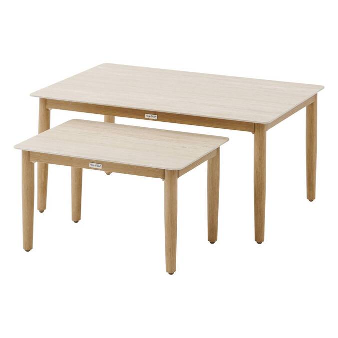 Garden lounge set ORISSA Olive green 5 seats - Epoxy-coated steel, Polyester Olive green