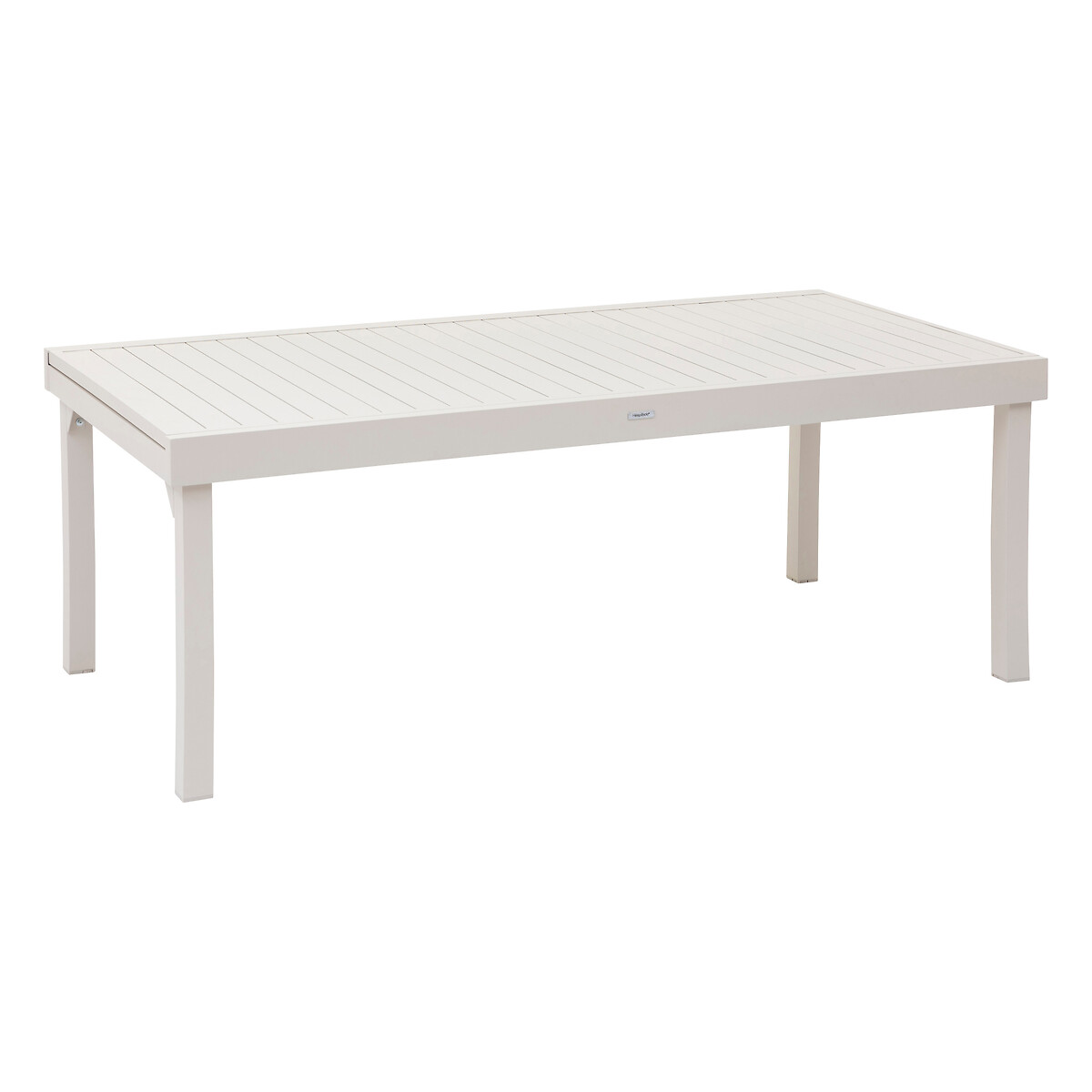 Extendable garden table + 12 stackable armchairs PIAZZA Clay 1 extendable garden table + 12 stackable armchairs Clay