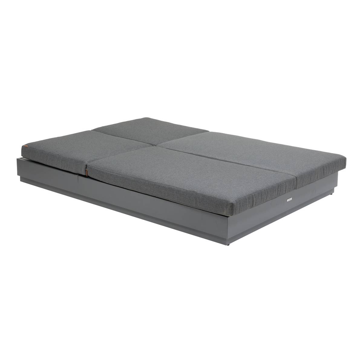 Pool lounger ALLURE Graphite Epoxy-treated aluminum, Polyester Graphite