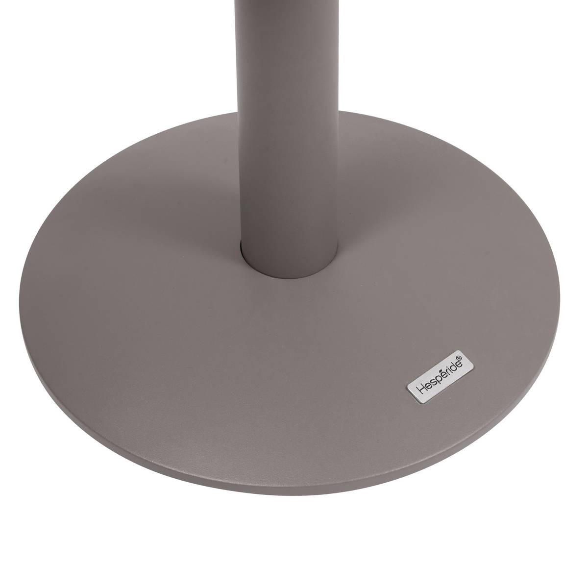 Round garden side table SOLETIA Coffee 40 x 40 x 50 cm - Steel Coffee