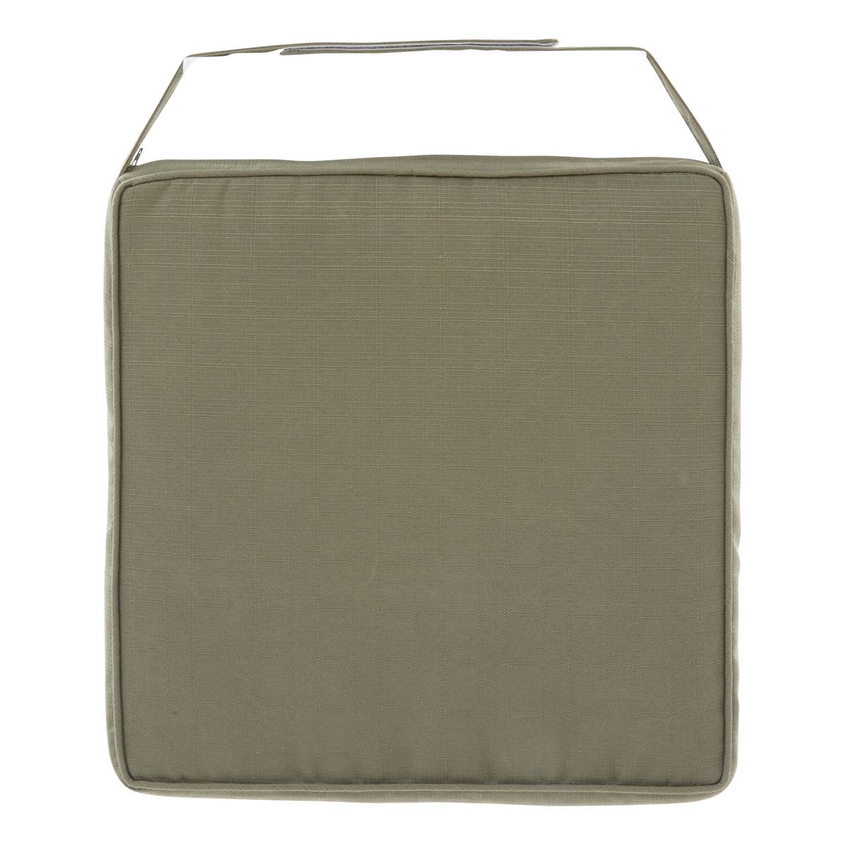 Chair cushion KORAÏ Laurel green 40 x 40 cm - Polyester Laurel