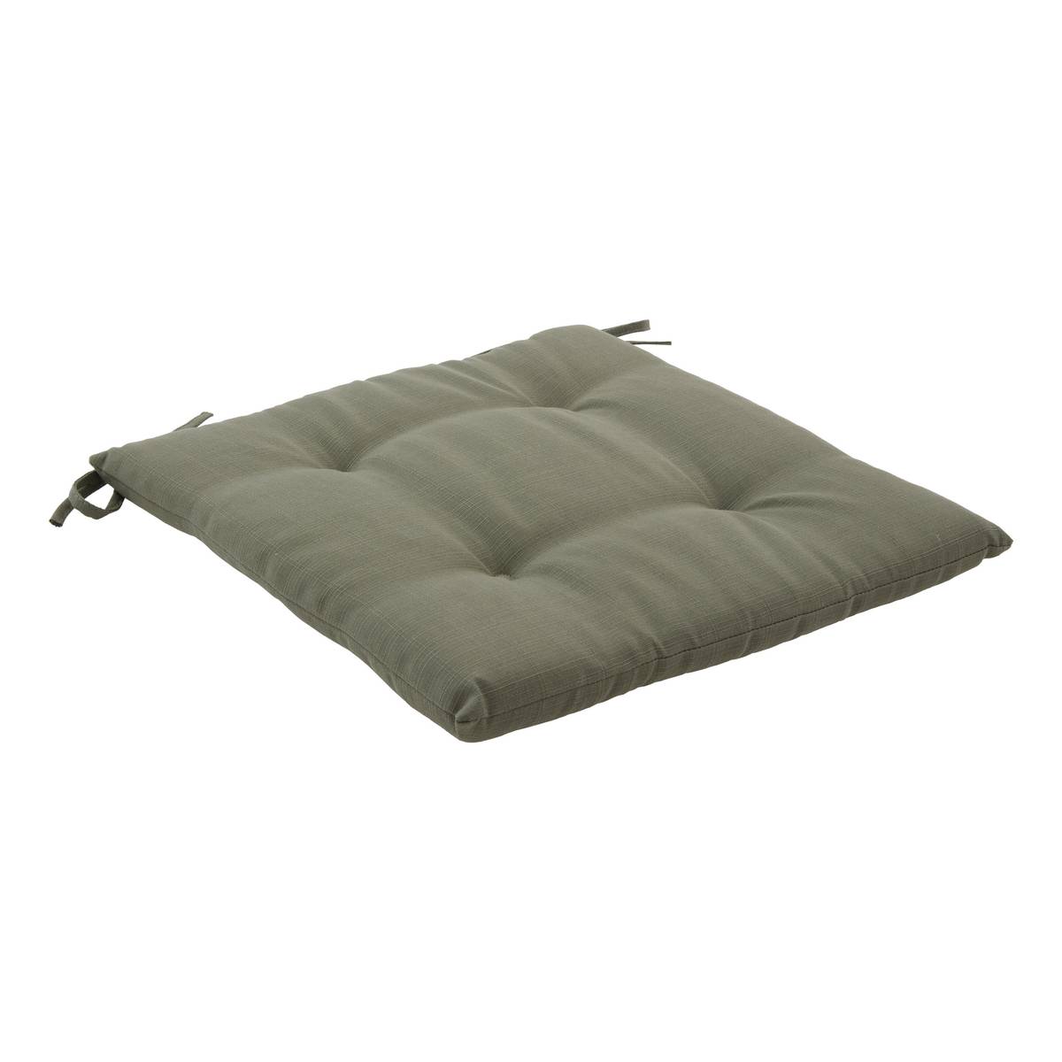 Chair cushion KORAÏ Laurel green 40 x 40 cm - Polyester Laurel