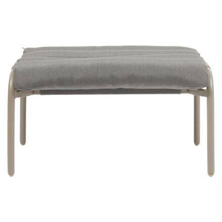 Garden relax armchair SOLANI Coffee Epoxy-treated steel, Reinforced anti-rust treatment, Texaline
