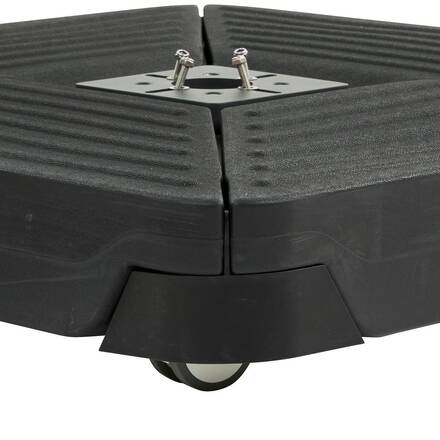 Parasol base SOLIVIO Graphite 98 x 98 x 19.6 cm - Plastic