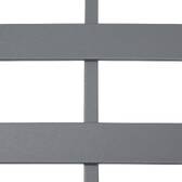 Pool lounger ALLURE Graphite Epoxy-treated aluminum, Polyester Graphite