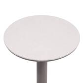 Round garden side table SOLETIA Coffee 40 x 40 x 50 cm - Steel Coffee