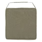 Chair cushion KORAÏ Laurel green 40 x 40 cm - Polyester Laurel