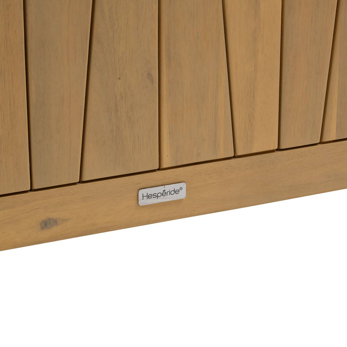 Storage chest LODGIA Beige 210L - FSC® Certified Acacia, Steel Acacia