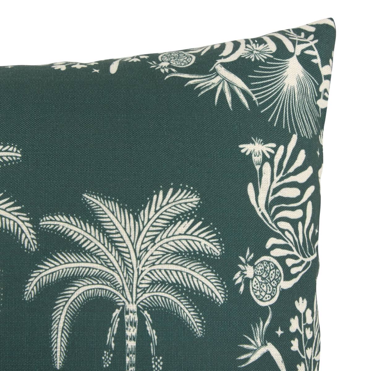 Rectangular outdoor cushion THE PALM RESORT Green 58 x 38 cm - Polyester Green