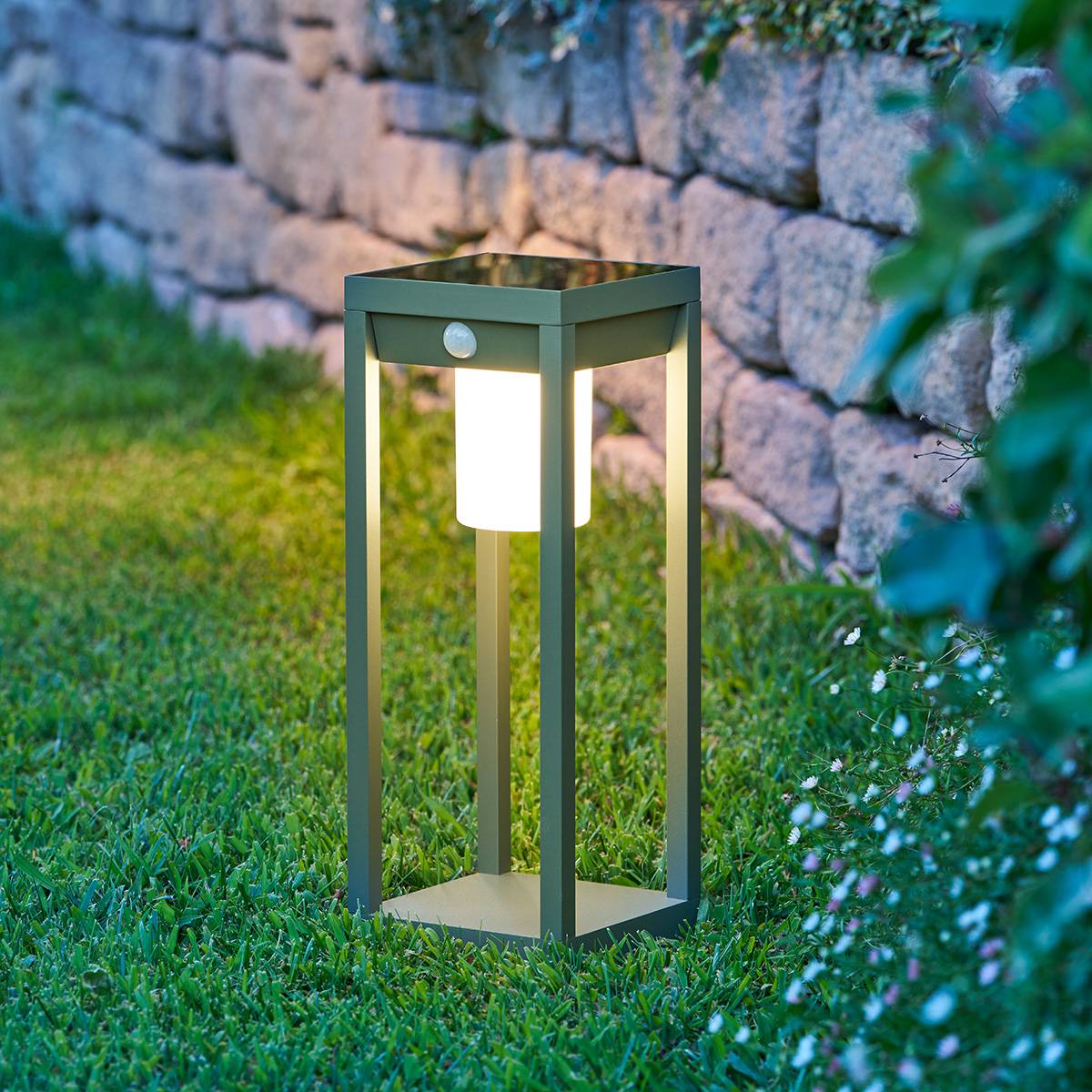 Outdoor light PIKY Laurel green H. 40 cm - Aluminum Laurel