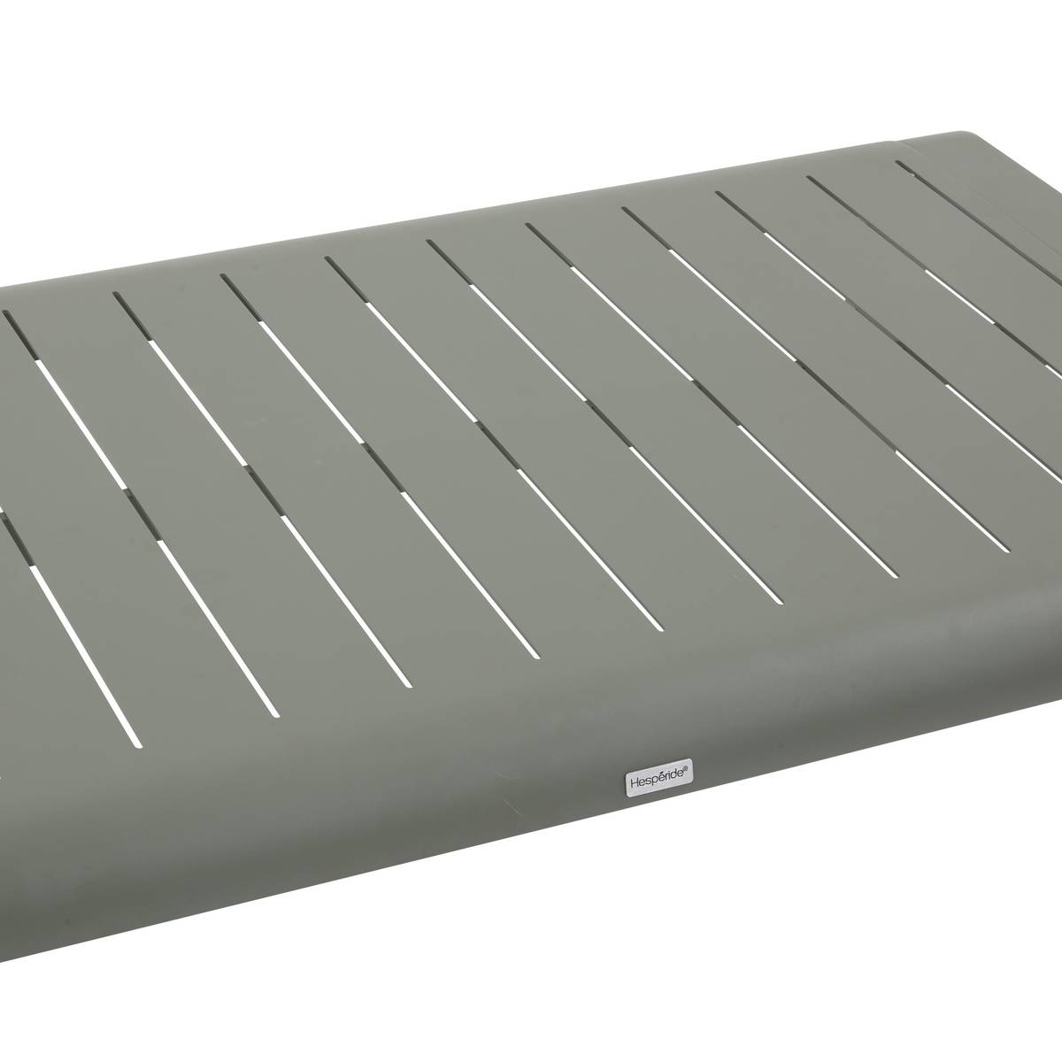 Garden lounge set DOMILLY Laurel green 5 seats - Epoxy-treated aluminum, Olefin Beige / Laurel Green