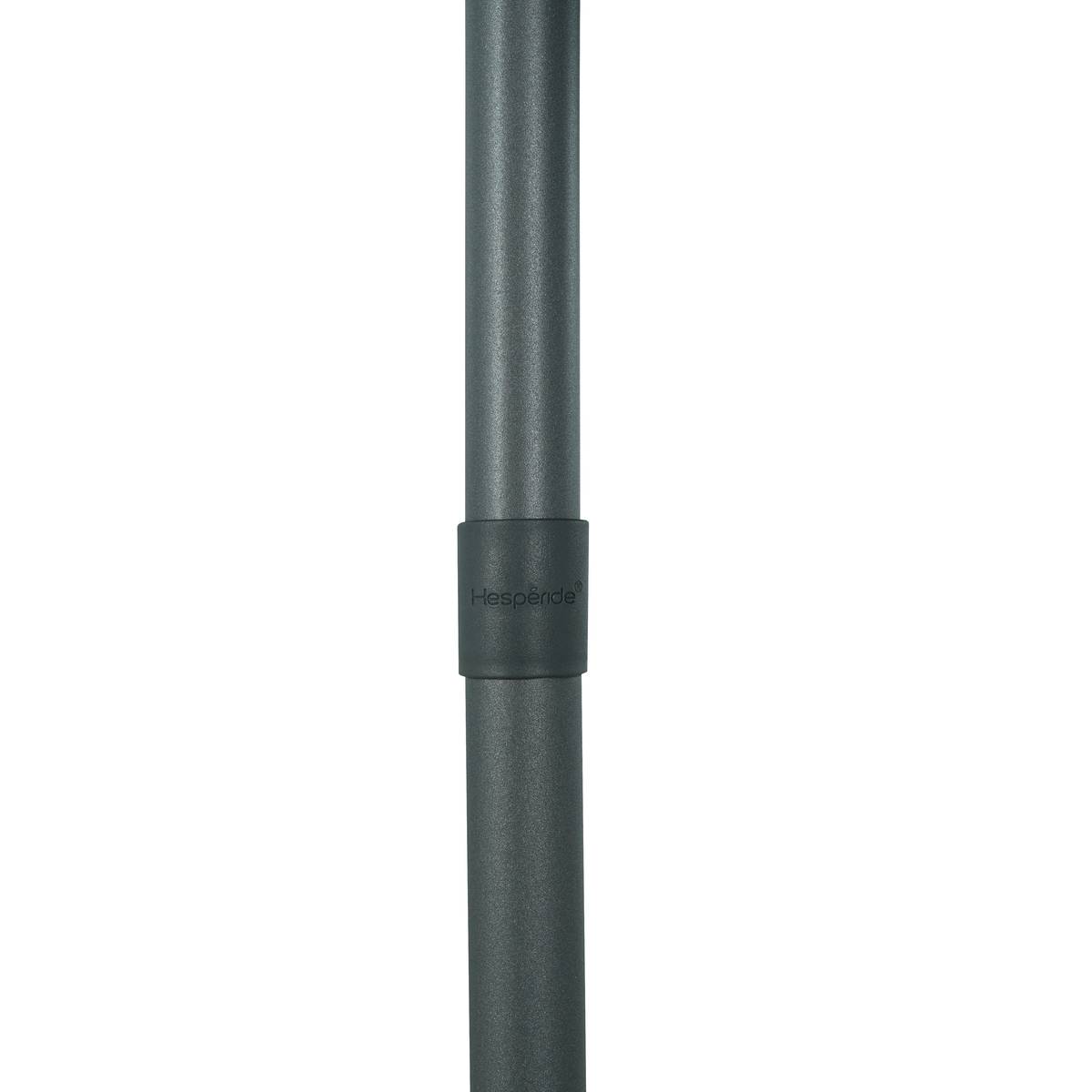Tilt round parasol SOYA Olive green / Graphite 2.7 m - Steel, Polyester Olive green / Graphite