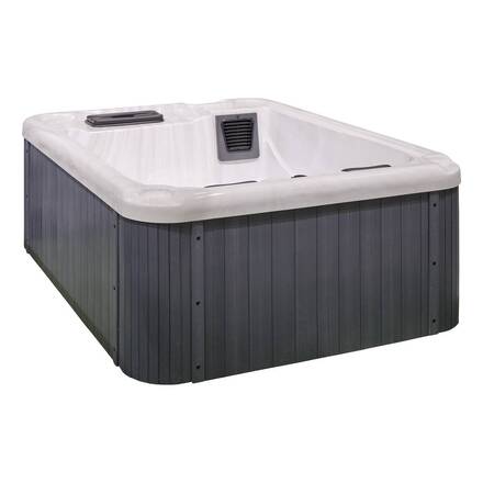 Spa ACRYL White 3-Seater - Aluminum