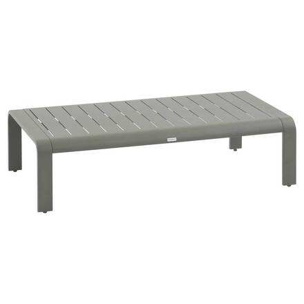 Garden lounge set DOMILLY Laurel green 5 seats - Epoxy-treated aluminum, Olefin