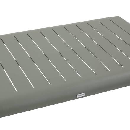 Garden lounge set DOMILLY Laurel green 5 seats - Epoxy-treated aluminum, Olefin