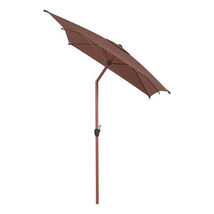 Tilt rectangular parasol LOOMPA Mahogany 3 x 2 m - Steel, Aluminum, Polyester