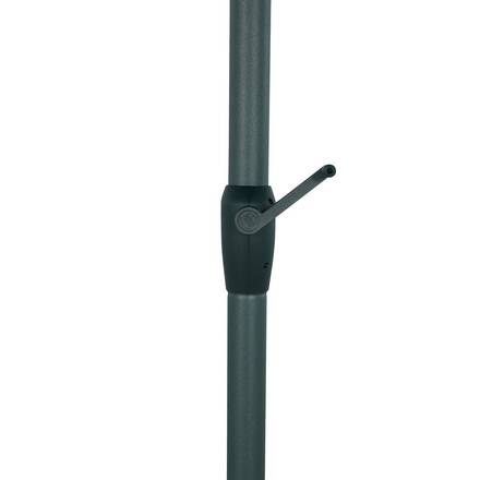 Tilt round parasol LOOMPA Olive green / Graphite 3 m - Steel, Aluminum, Polyester