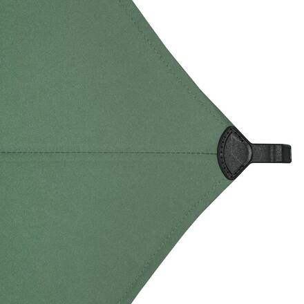Tilt round parasol LOOMPA Olive green / Graphite 3 m - Steel, Aluminum, Polyester