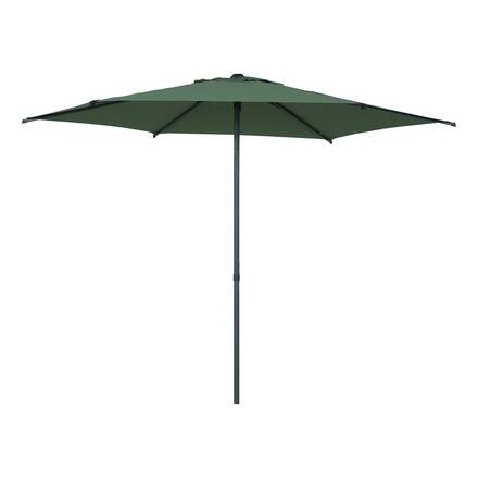 Tilt round parasol SOYA Olive green / Graphite 2.7 m - Steel, Polyester