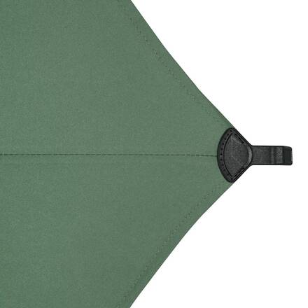 Tilt round parasol SOYA Olive green / Graphite 2.7 m - Steel, Polyester