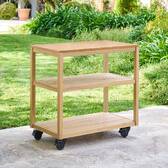Outdoor kitchen module LODGE Beige 87 x 86 x 50 cm - Steel, Aluminum, FSC® certified Acacia Acacia