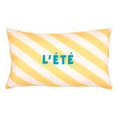 Rectangular outdoor cushion POOLSIDE Yellow 50 x 30 cm - Polyester Yellow