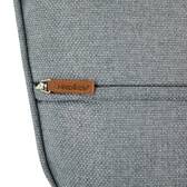 Garden sofa ORISSA Grey 2 seats - Polyester, Steel Grey