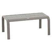 Garden lounge set PIAZZA Coffee 4 seats - Epoxy-treated aluminum, Texaline Coffee