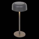 Solar lamp BOLTY Graphite H.30 cm - Aluminum Graphite