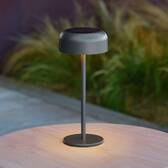 Solar lamp BOLTY Graphite H.30 cm - Aluminum Graphite