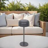 Solar lamp BOLTY Graphite H.30 cm - Aluminum Graphite