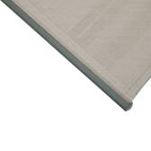 Sun lounger BAYAMO Linen / Laurel green 5 positions - Epoxy-treated aluminum, Texaline Linen / Laurel