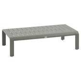 Garden lounge set DOMILLY Laurel green 5 seats - Epoxy-treated aluminum, Olefin Beige / Laurel Green