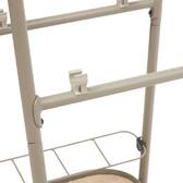Trolley EASINESS Mahogany 73 x 48 x 80 cm - Epoxy-treated aluminum, Anti-rust treatment Honey / Coffee