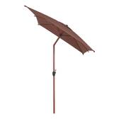 Tilt rectangular parasol LOOMPA Mahogany 3 x 2 m - Steel, Aluminum, Polyester Mahogany Brown