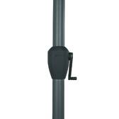 Rectangular parasol LOOMPA Olive green / Graphite 3 x 2 m - Steel, Aluminum, Polyester Olive green / Graphite