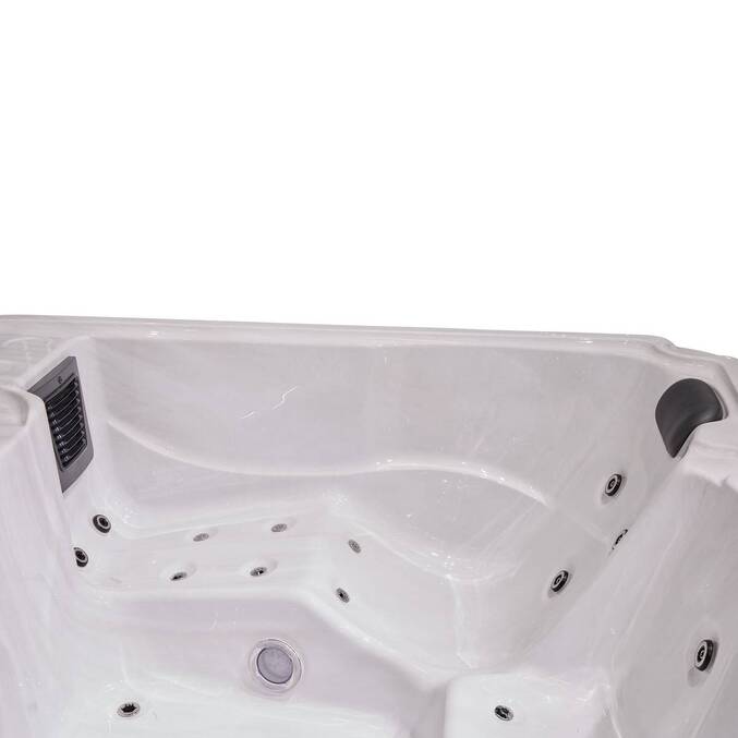Spa ACRYL White 5 seats - Aluminum9