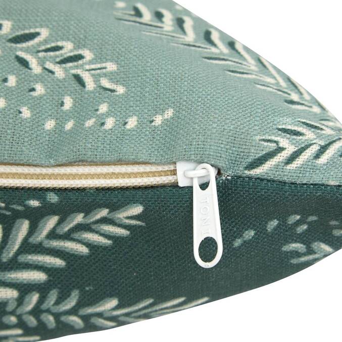 Square outdoor cushion THE PALM RESORT Green 55 x 55 cm - Recycled Polyester Green