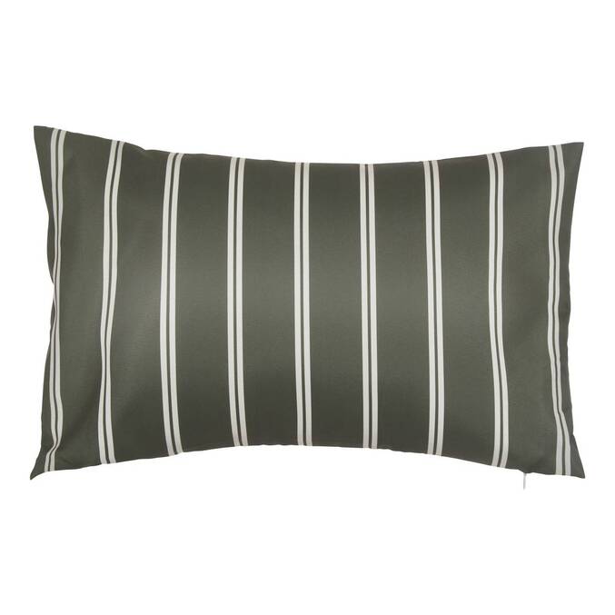 Rectangular outdoor cushion cover TILEO Dark green 50 x 30 cm - Polyester Dark green