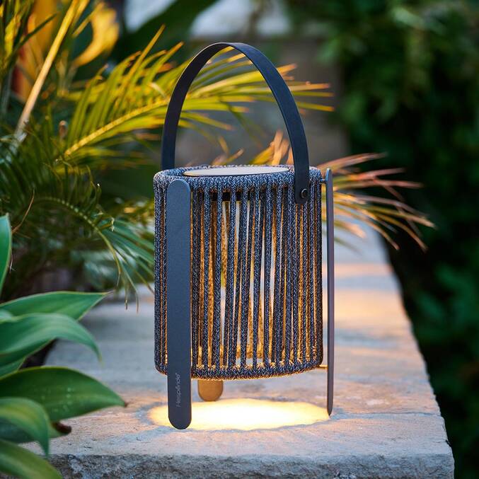 Outdoor light LINY Grey D. 22.5 cm - Aluminum, Cotton Graphite