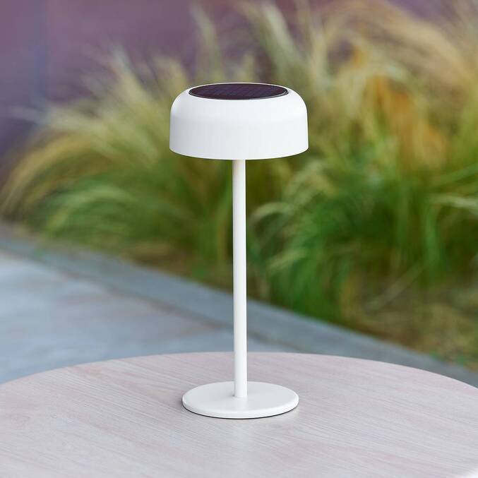 Solar lamp BOLTY Graphite H.30 cm - Aluminum3704