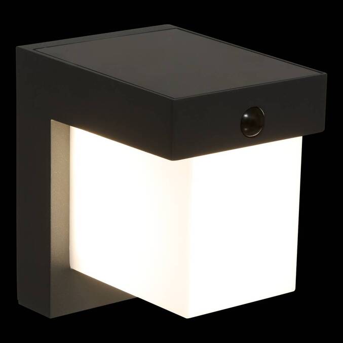 Wall light MULTY Graphite 13 x 14 x 10 cm - Aluminum Graphite