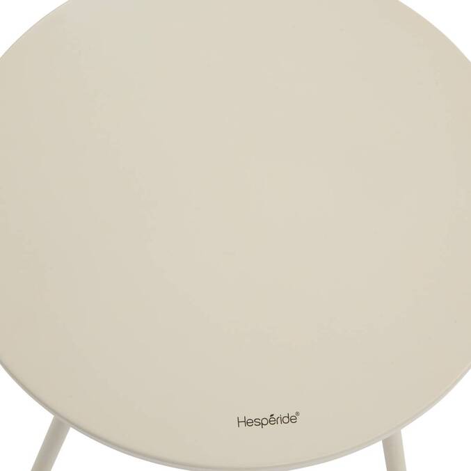Duo garden set PAOPAO Beige / Clay 2 seats - Epoxy-treated steel, Reinforced anti-rust treatment, Polyester Beige / Clay
