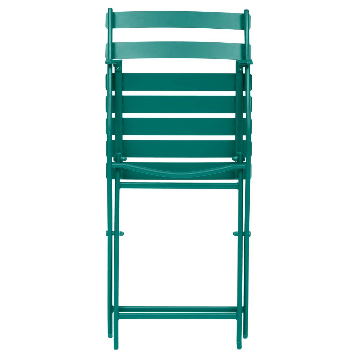 Folding garden chair GREENSBORO Opal green Epoxy treated steel, Reinforced anti-rust treatment Opal Green