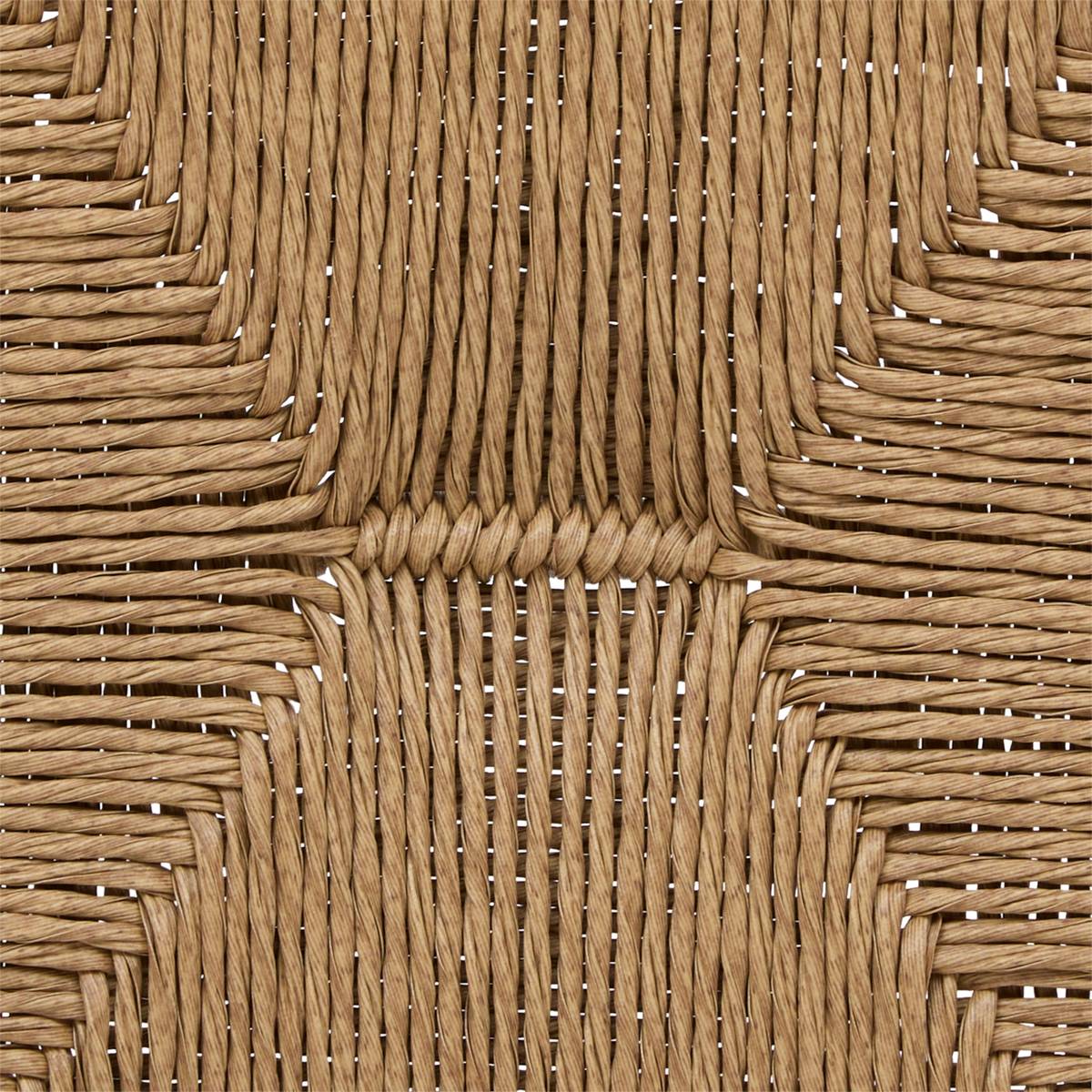 Garden chair WISTTY Clay Epoxy-treated aluminum, synthetic woven resin Clay