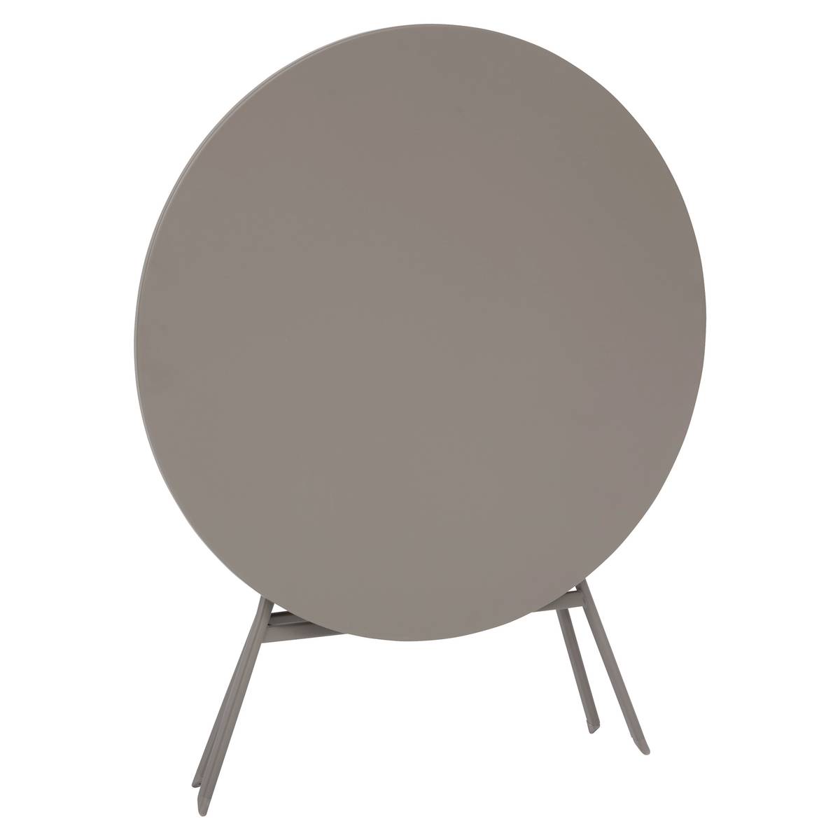 Folding balcony table GREENSBORO Coffee 4 seats - Steel, Reinforced anti-rust treatment Coffee