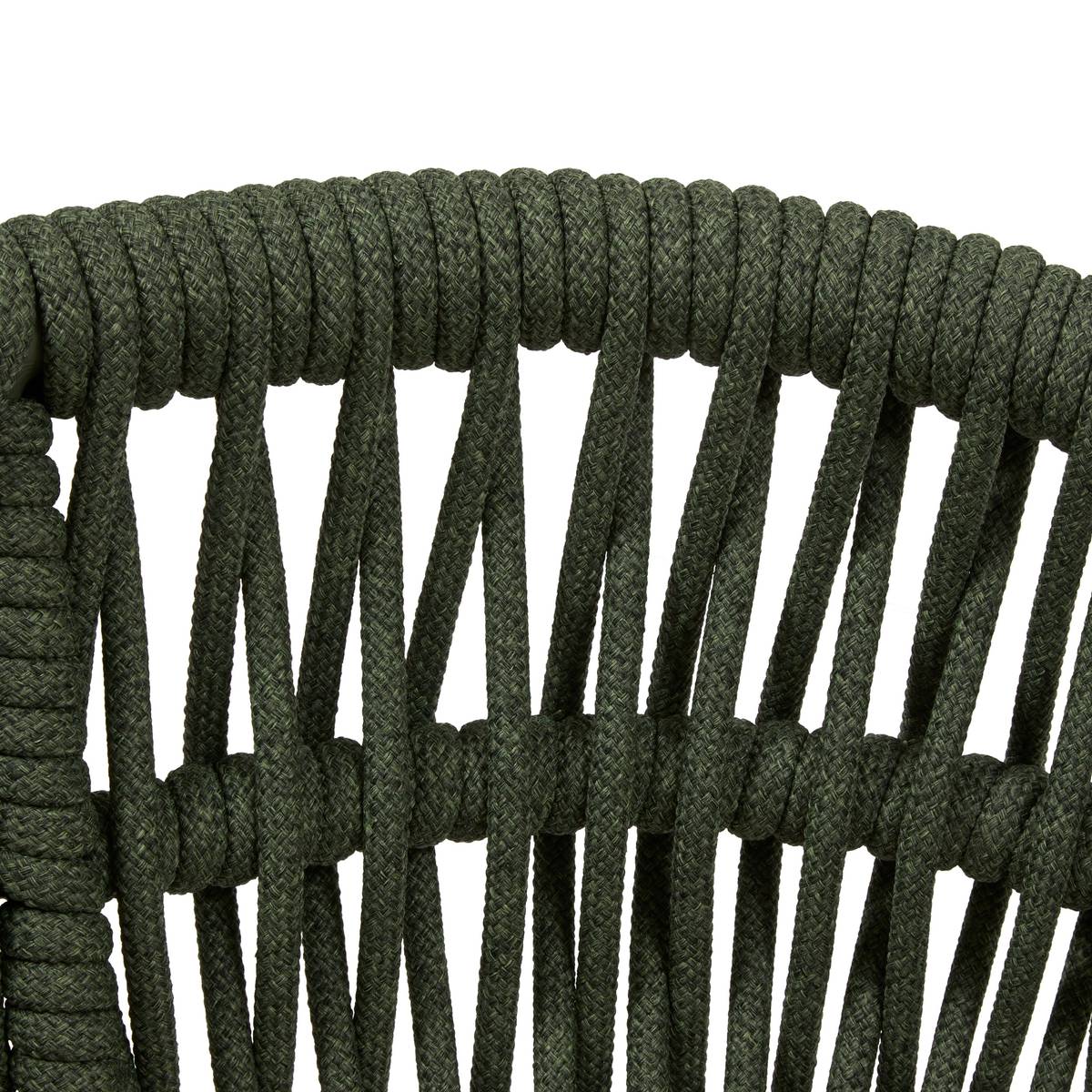 Garden chair with arms MYLORE Fern / Honey Epoxy treated aluminum, Recycled polyester Fern / Honey