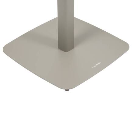 Square high garden table ALEGORIA Coffee 2 seats - Epoxy-treated steel, Reinforced anti-rust treatment