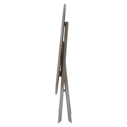 Folding balcony table GREENSBORO Coffee 4 seats - Steel, Reinforced anti-rust treatment