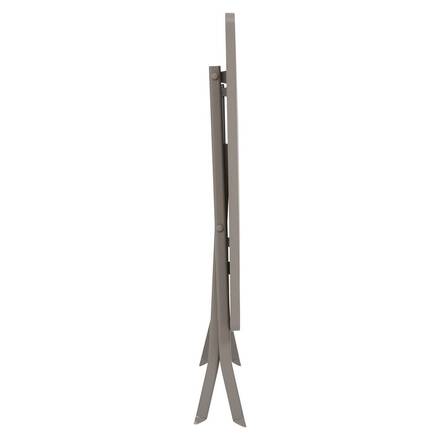 Folding balcony table GREENSBORO Coffee 6 seats - Steel, Reinforced anti-rust treatment